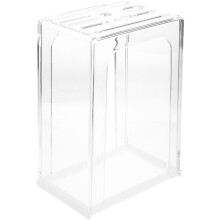 2Pcs Transparent Cutter Rack Acrylic Kitchen Storage Holder