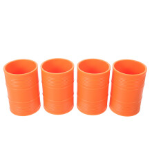 4Pièces Tasses À Dés Baril Orange - Jeux De Plateau Et Soirée