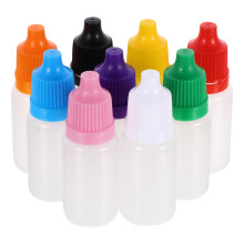 200PiÚces Flacons Compte- Vides Pe Squeezables Couleurs Variées