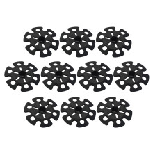 20Pièces Embouts De Bâtons Randonnée Caoutchouc Noir Avec Panier