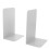 6Pcs White Metal Book Supports Student Bookends for Desktop Use 1