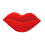2Pcs Red Lip-Shaped Plush Cushion Soft Pillow for Sofa and Office 1