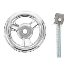 1Set Ergonomisches Handrad Silberstahl Für Heizkessel Und Holzofen