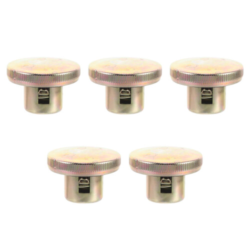 5Stk Tankdeckel Metall Gold Robust Kompatibel Universal 2