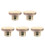 5Stk Tankdeckel Metall Gold Robust Kompatibel Universal 7