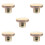5Stk Tankdeckel Metall Gold Robust Kompatibel Universal 9