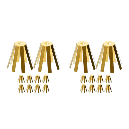 20Stk Golfschäfte Adapter Messing Octopus Shims in Gold 2