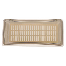 3Pièces Boîte Égouttoir Baguettes Noire Rangement Couvercle