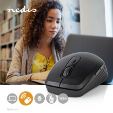 Mouse | Wireless | 800 / 1200 / 1600 dpi | DPI reglabil | Număr de butoane: 6 | Dreapta