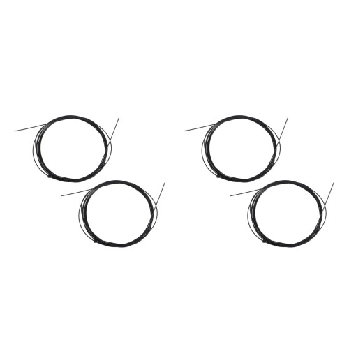 4Pièces Câbles Arrière Accessoire Route Noir 2