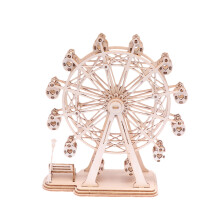 3Stk Holzpuzzle 3D Beige Ohne Kleber Lernspielzeug Für Kinder