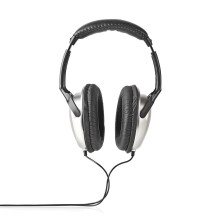 Over-Ear-Kabel-Kopfhörer | Kabellänge: 2,70 m | Volumensteuerung | Silber schwarz