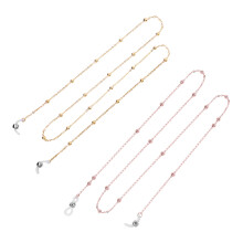 6Stk Brillenkette Gold Metall Elegant Für Outdoor