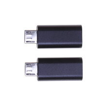 6Pièces Câble Adaptateur Micro USB 8 Broches Noir Pour Charge