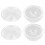 4Stk Maniküre Zubehör Dappen Dish Transparent Mit Deckel 1