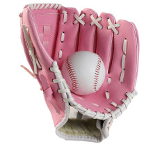Guanti da Baseball da 10,5 Pollici, Guanti da Fielding, Guanti da Baseball e Softball Professionali In PU, Rosa