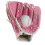 Luvas de Beisebol de 10,5 Polegadas Luvas de Campo Luvas Profissionais de Beisebol e Softball PU Luvas de Captura Rosa 1