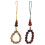 3Sets Assorted Color Hand Wrist Straps Easy Install Bracelet Lanyards 1