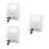 3Pcs White Plastic Waterproof Electrical Outlet Guard for Bathroom Use 9