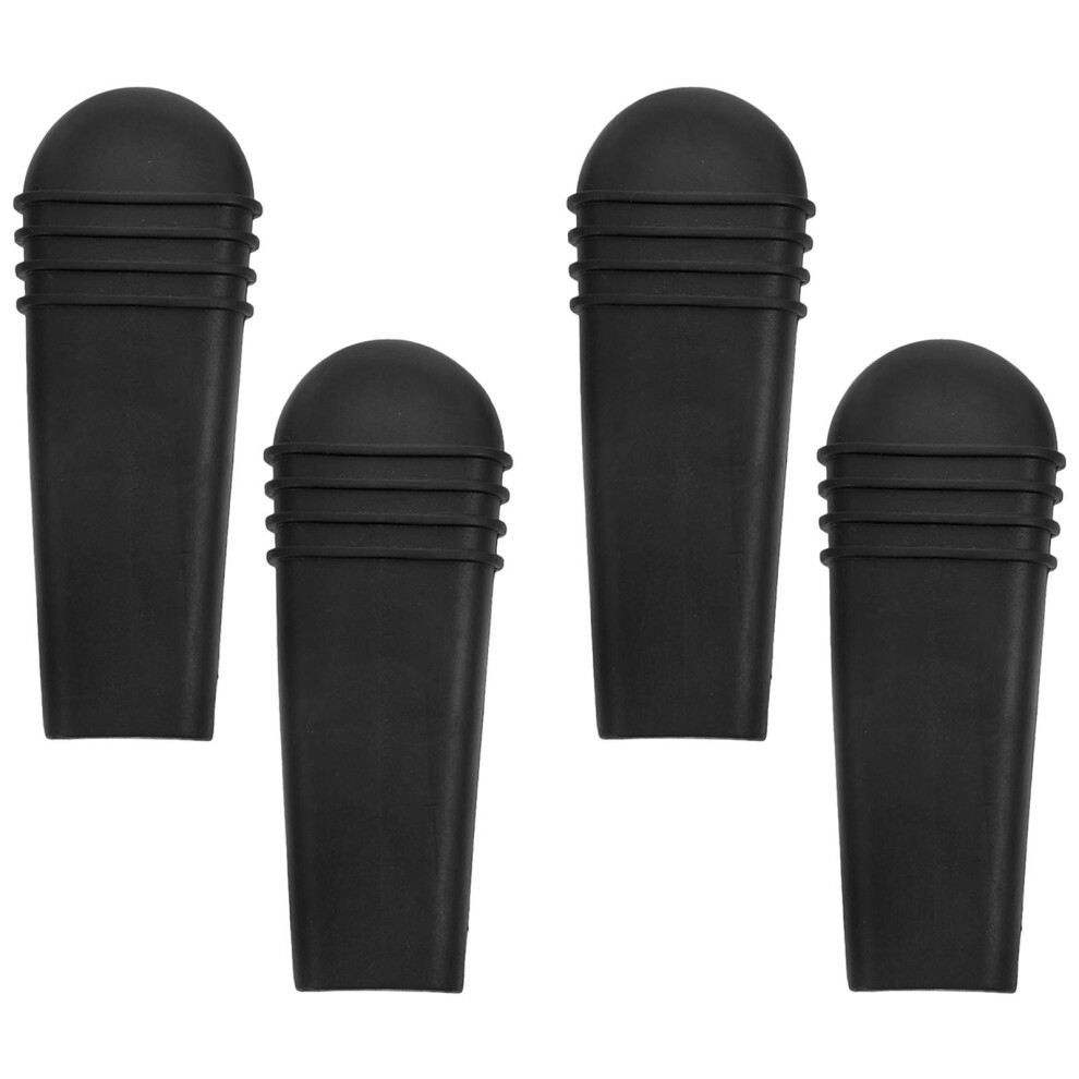 Villcase 12Pcs Comfortable Black Pvc Wheelchair Brake Handle Grip Sleeves