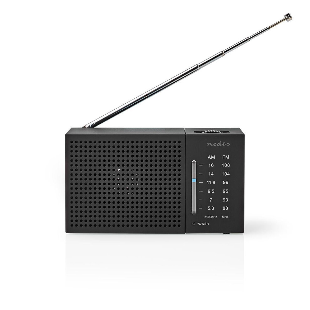 Nedis RDFM1200BK, Tragbar, Analog, AM, FM, 87,5 - 108 MHz, 530-1600 kHz, 0,5 W - Bild 5