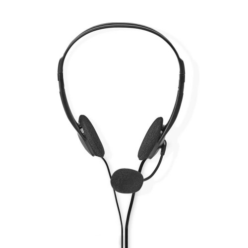 Auricolare PC | On-ear | Stereo | 2x 3,5 mm | Microfono pieghevole | Nero