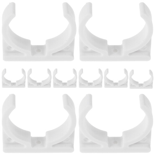 50Pcs White Plastic Quick Connect Water Filter Clips for Home Use 1