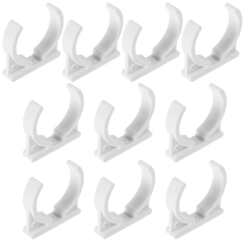 50Pcs White Plastic Quick Connect Water Filter Clips for Home Use 2