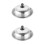 2Pcs Handled Stainless Steel Pot and Pan Lids Silver Kitchen Covers 7