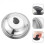 2Pcs Handled Stainless Steel Pot and Pan Lids Silver Kitchen Covers 11
