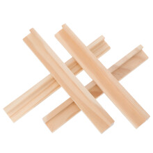20Stk Holz Domino Ablage Beige Praktische Domino Basis Für Spiele