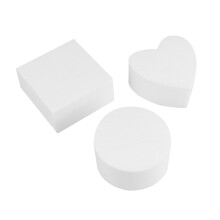 9Stk Backmolds Weiß Kuchen Dekorationsset Herz Rund