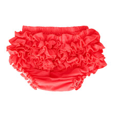 2Stk Baby Girl Windelhose Rot Mit Rüschen Design