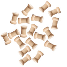 60Pièces En Bois Beige Pour Fil Durable