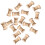 60Pièces En Bois Beige Pour Fil Durable 1