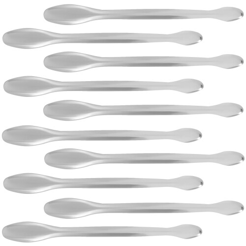 50Pièces Cuillères Mini Mesure Inox Laboratoire Usage Multiples