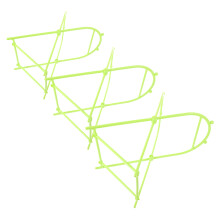 6Pièces Support Pliable Vert Polyvalent Camping