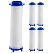 20Pièces Filtre Douche Professionnel Détachable Blanc Durable
