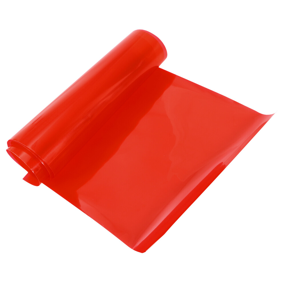 2Pcs Car Stickers Headlight Film Heat Resistant Vehicle Decals Red 3652346103685