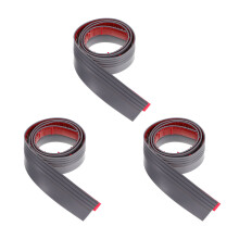 3Stk Dichtungsbänder Türabdichtung PVC Schallschutz Selbstklebend Grau