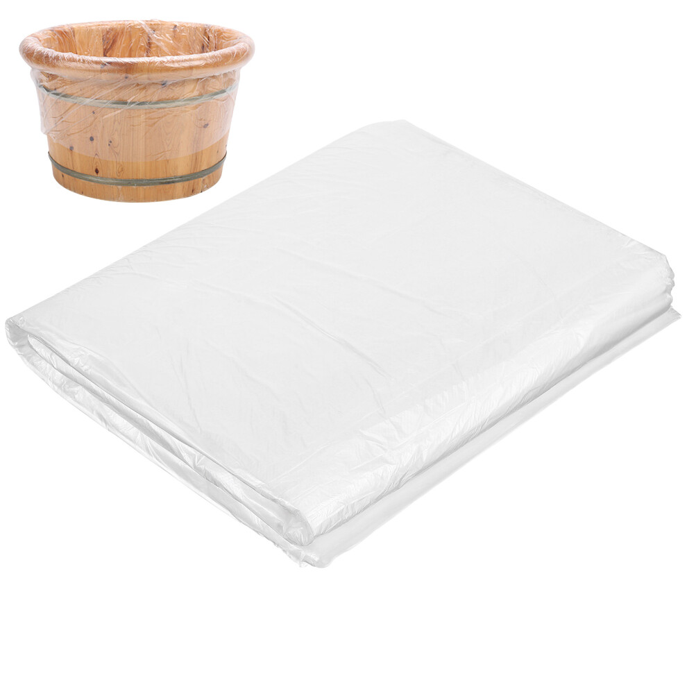 Iplusmile White 2Packs Footcare Disposable Foot Bath Bags For Beauty Salon Spa