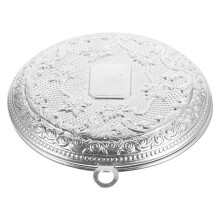 3Stk Offener Aromatherapie Anhänger Silber, Handlich, Schmuck Zubehör