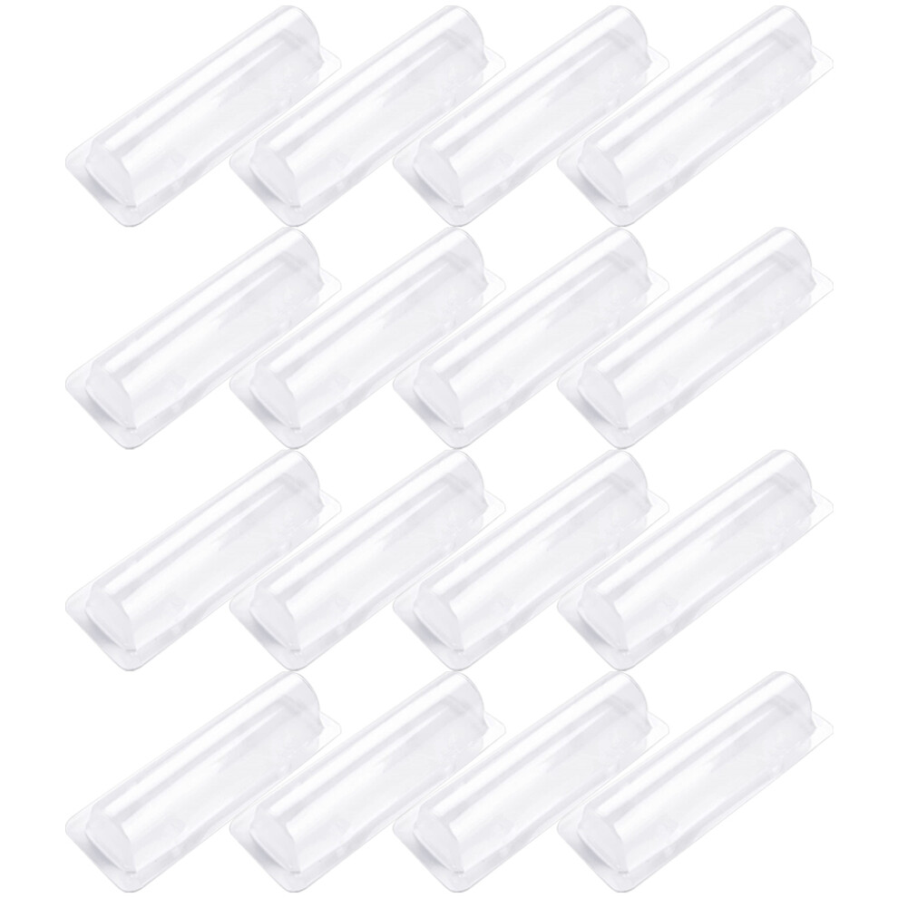 Artibetter 300Pcs Transparent Pvc Lip Balm Cash Holder For Cards And Diy Crafts