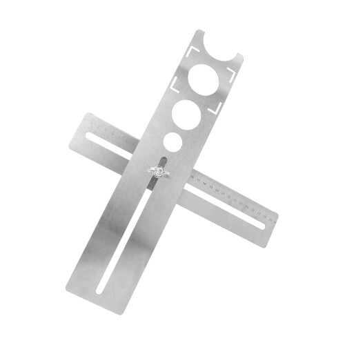 3Pcs Precise Silver Hole Opener Locator for Tile and Marble Home Use