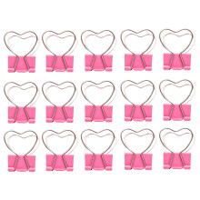 45St Metalen Roze Binder Clips Met Voor Thuis En Werk