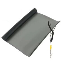 700x500x2.0mm Antistatisk Matta ESD-Dyna + Jordledning för Reparation Av Mobil Dator ESD-Matta Antistatisk Filt Reparationsverktyg