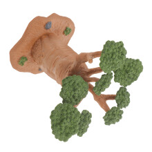2Pièces Mini Arbres Décoratifs Plastique Multicolores Pour Paysage