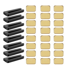 32Sets Fan Balancing Kit with Metal Clips and Adhesive Weights