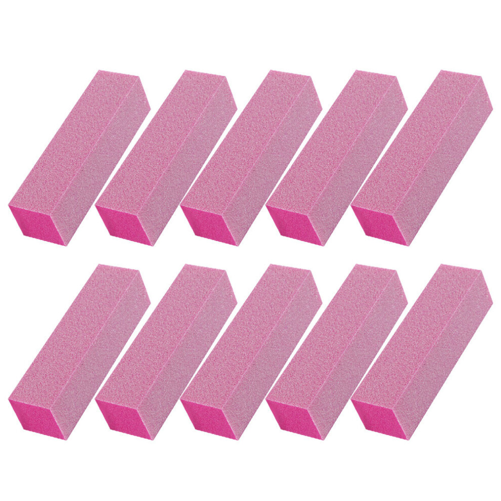 Happyyami Pink 30Pcs Nail Accessory Buffer And File For Home And Salon Use