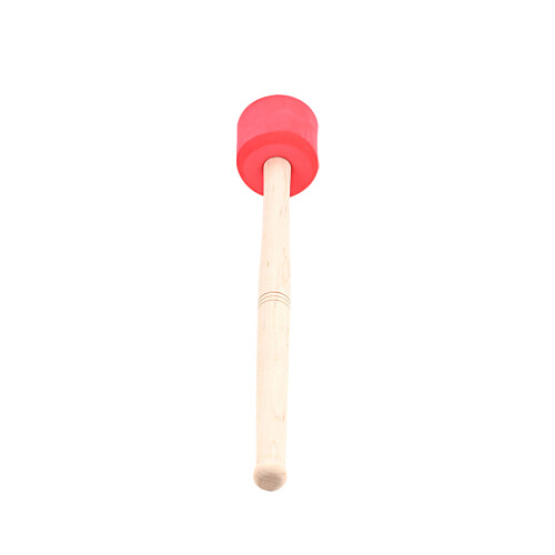 2Pcs Red Wooden Drum Mallet Sticks Comfortable Grip Instrument Tools
